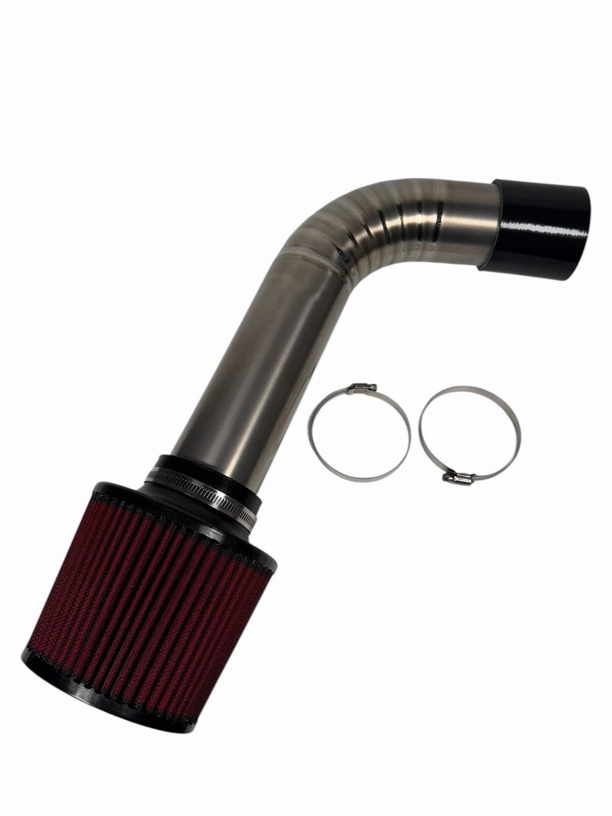 B D H Series 3" Inch Non Burnt Titanium Pie Cut Cold Air Intake Pipe EG EK DC