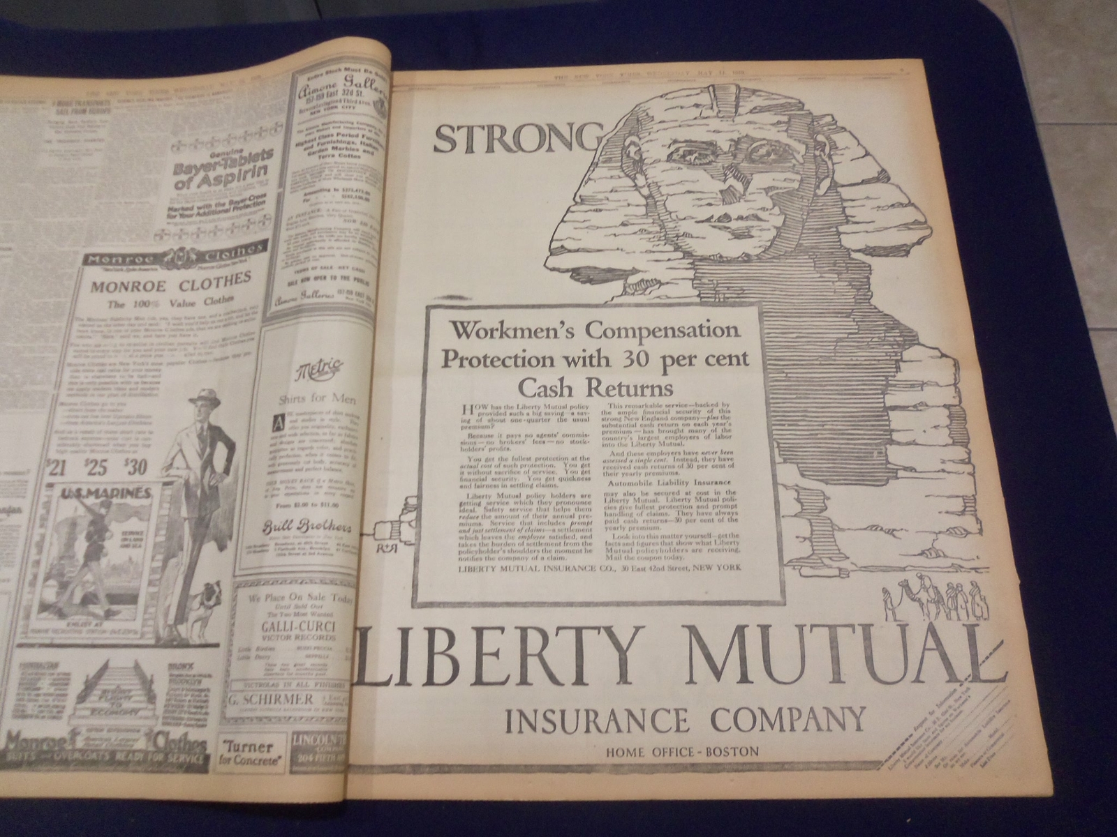 1919 MAY 14 NEW YORK TIMES - LENIN REJECTS FEEDING PROJECT - NT 9247