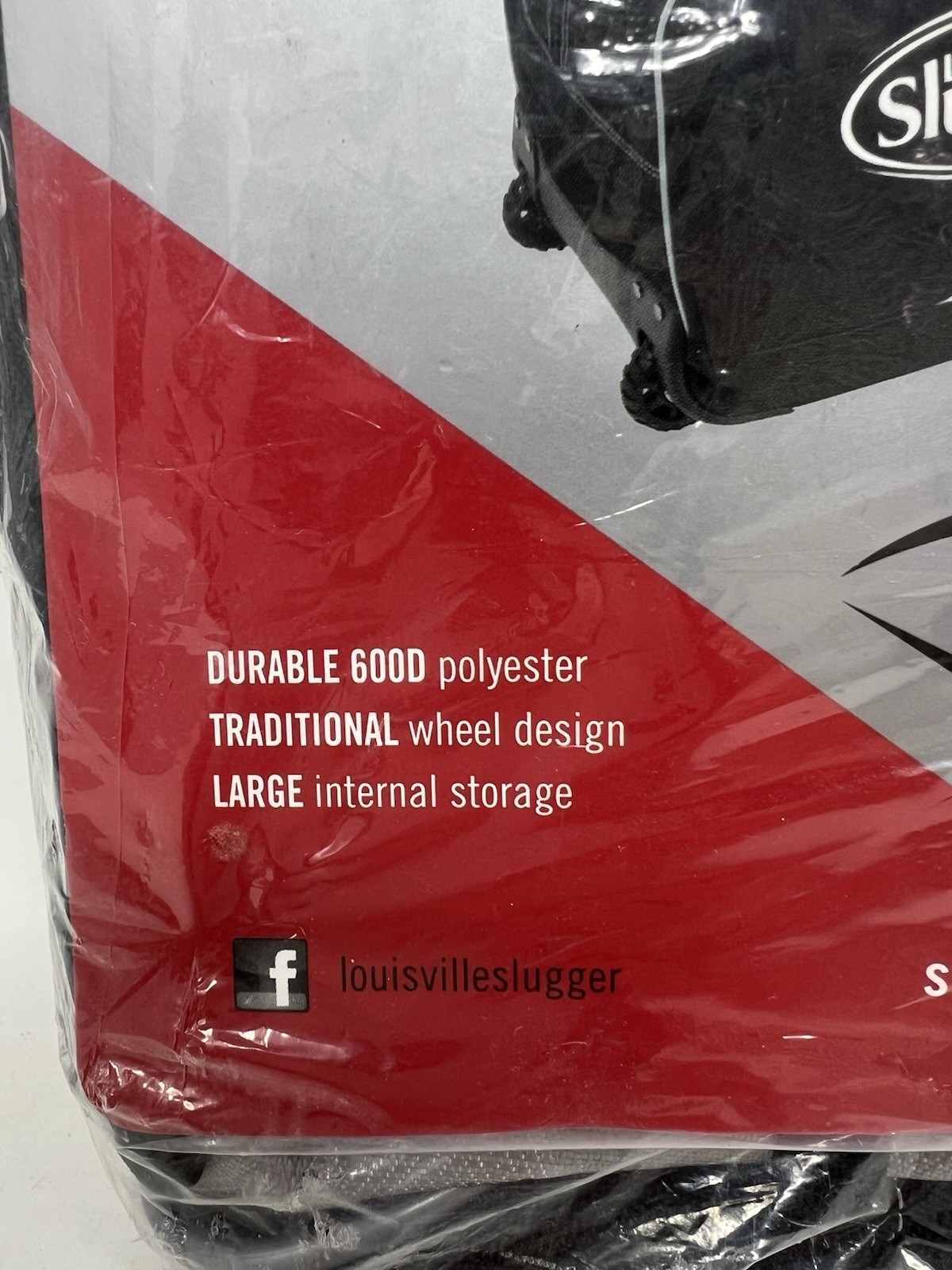 Louisville Slugger Wheeled Player Bag Gamer Rig 36x12x12 Up To 4 Bats Baseball