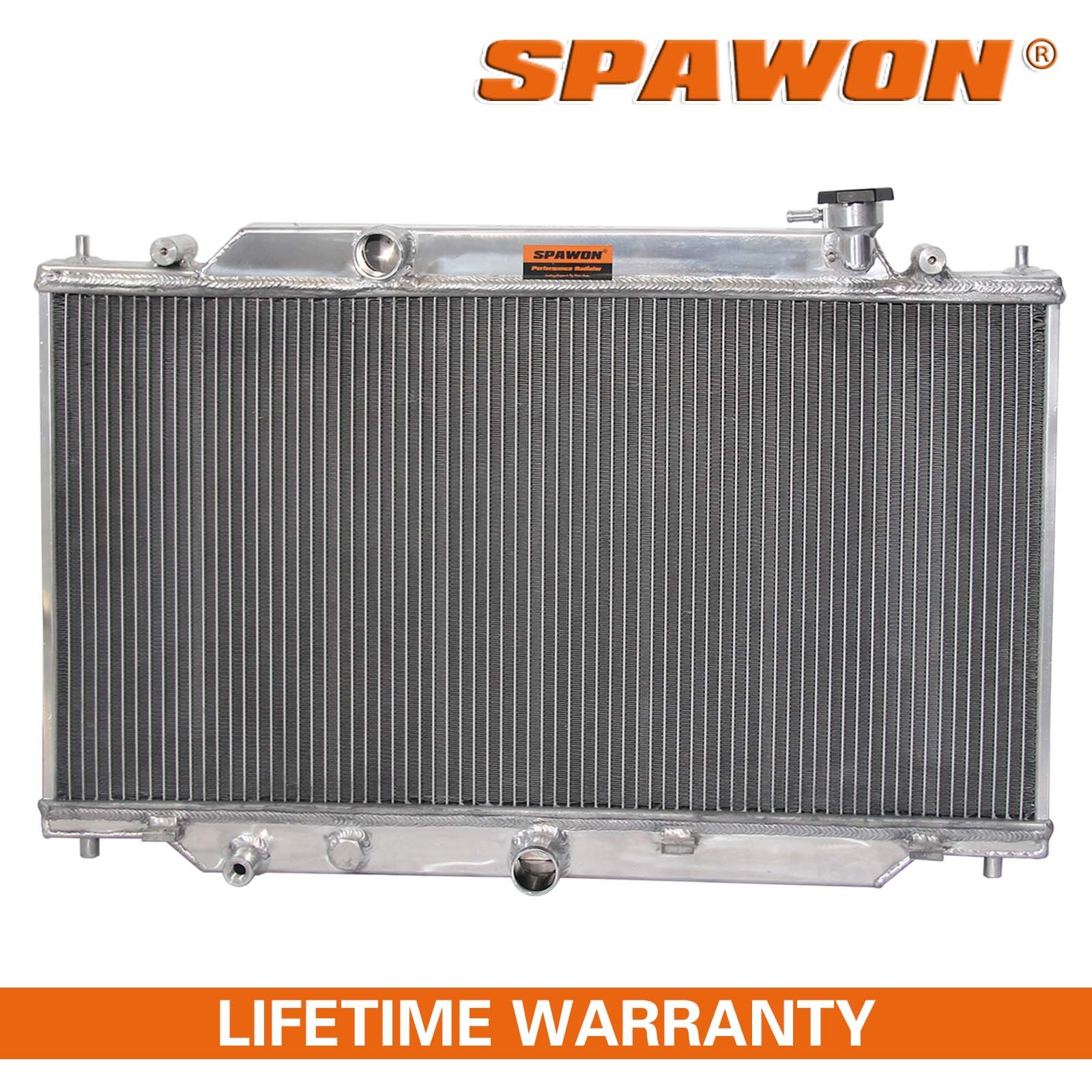 SPAWON Radiator For Mazda 3/2014 3 Sport 2.0L 2.5L L4 2014-2018 Aluminum 3Row MT
