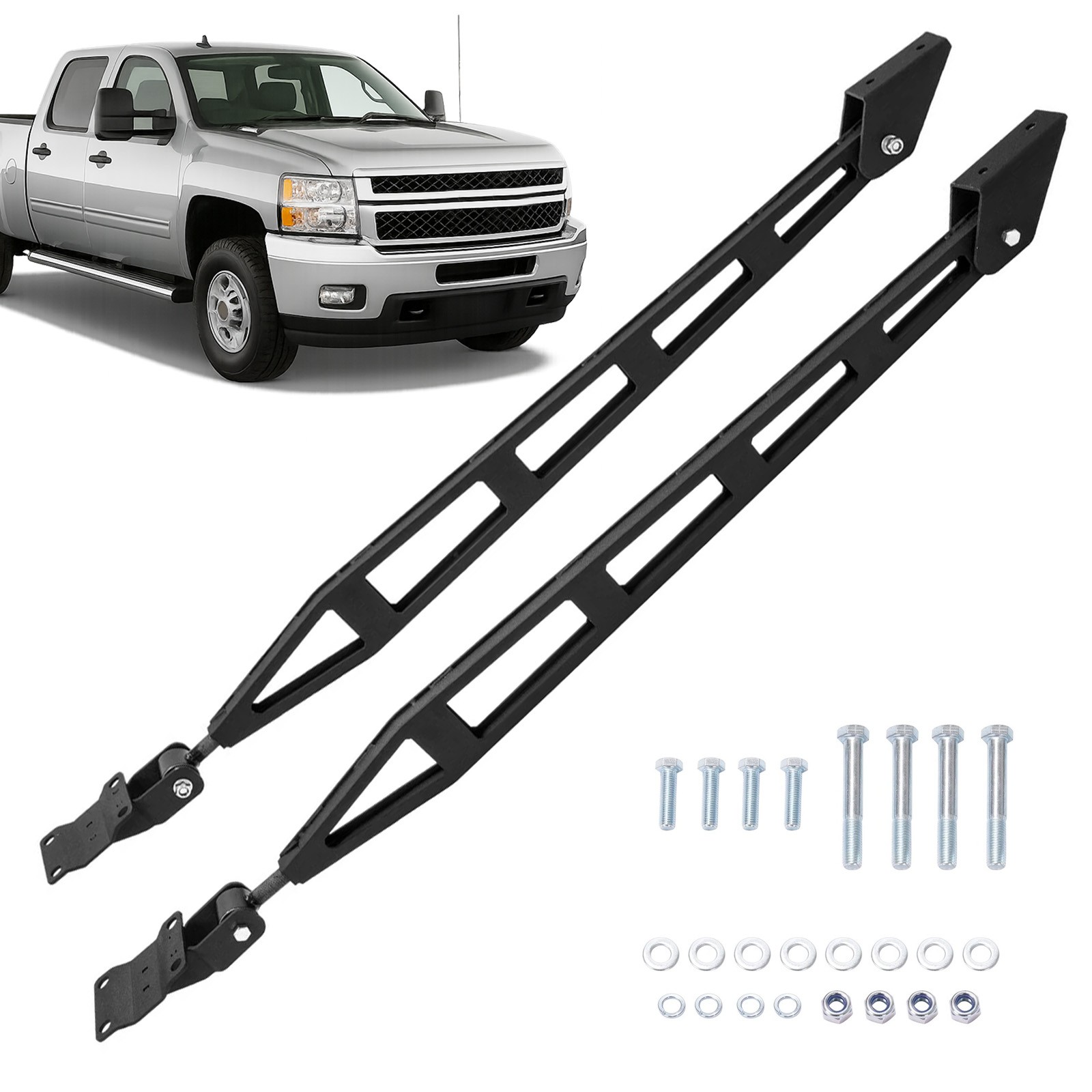 Traction Bar Kit For Chevy Silverado/ GMC Sierra 2500 HD 3500 HD 4WD 2011-2019