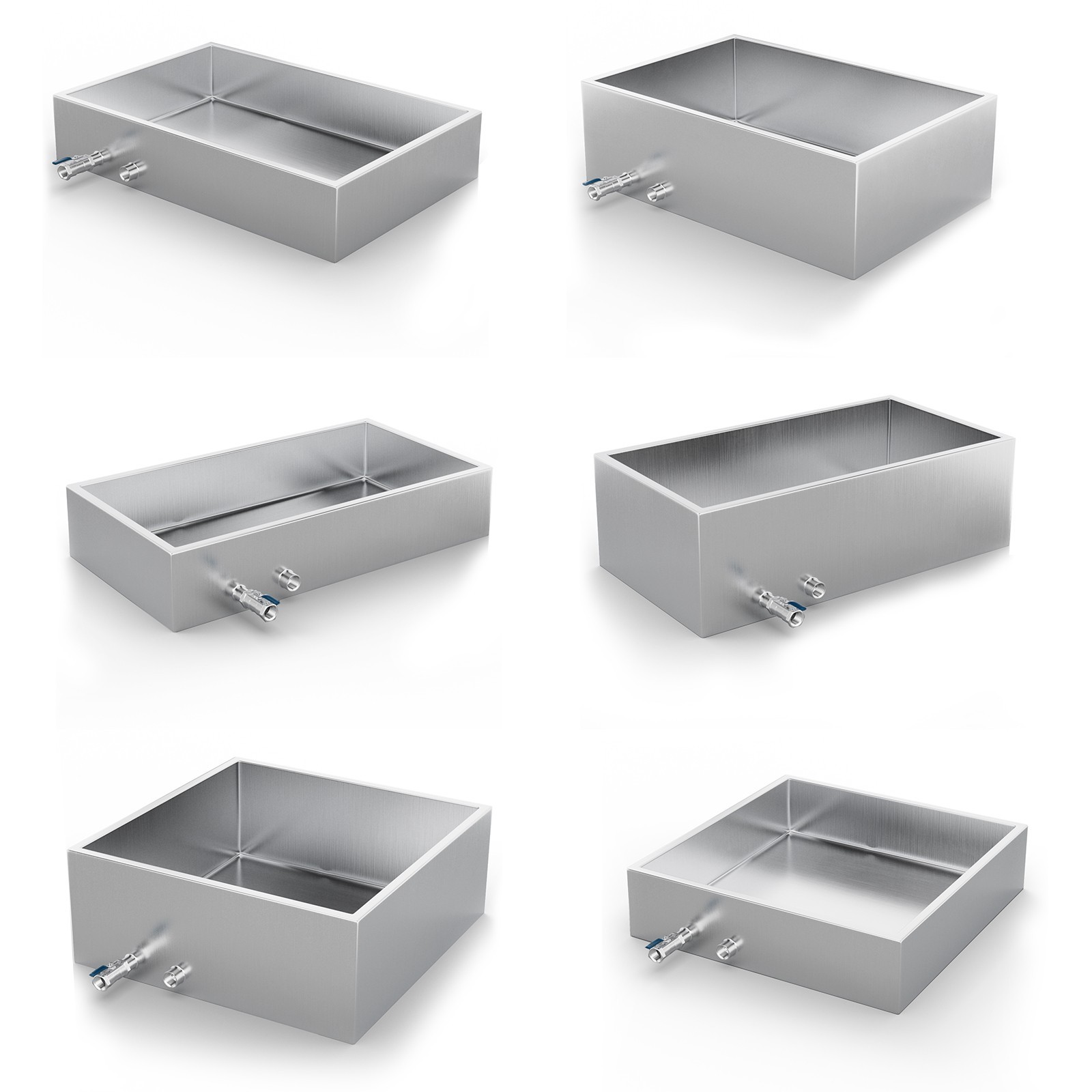 Minneer 304 Stainless Steel Maple Syrup Evaporator Pan W/Valve For Home Outdoor