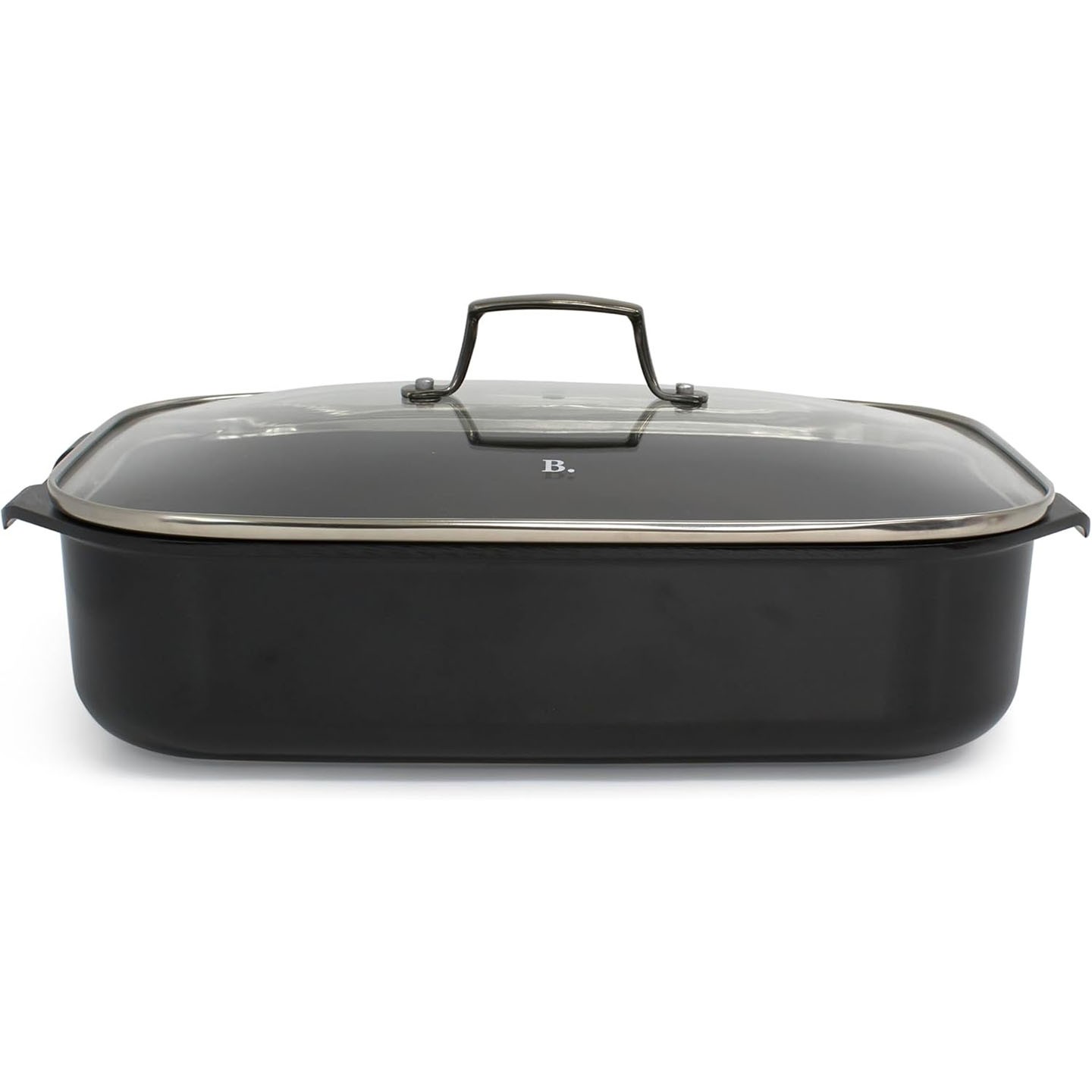 Blu. Cookware Roasting Pan with Lid and Roasting Rack, Non-Toxic, Non-Stick