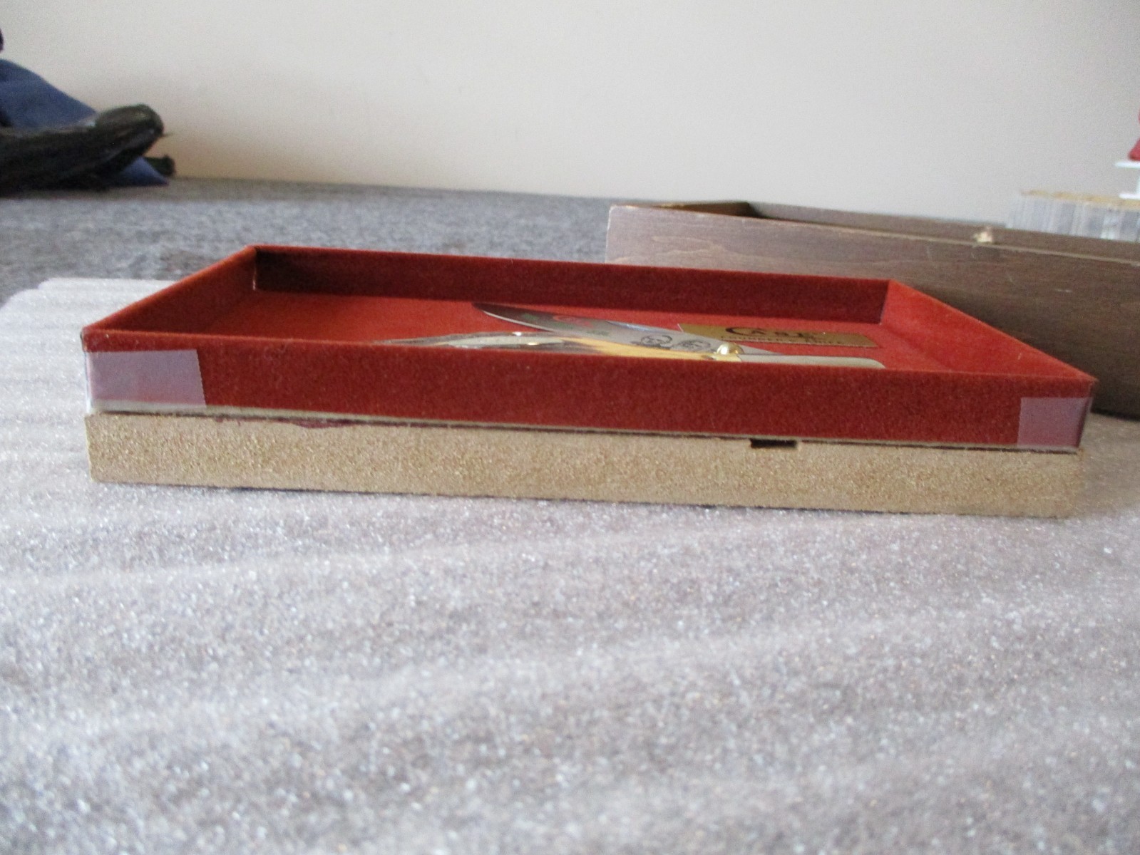 VINTAGE CASE XX 5143 SSP LTD PRODUCTION FOUNDERS STAG KNIFE in DISPLAY CASE