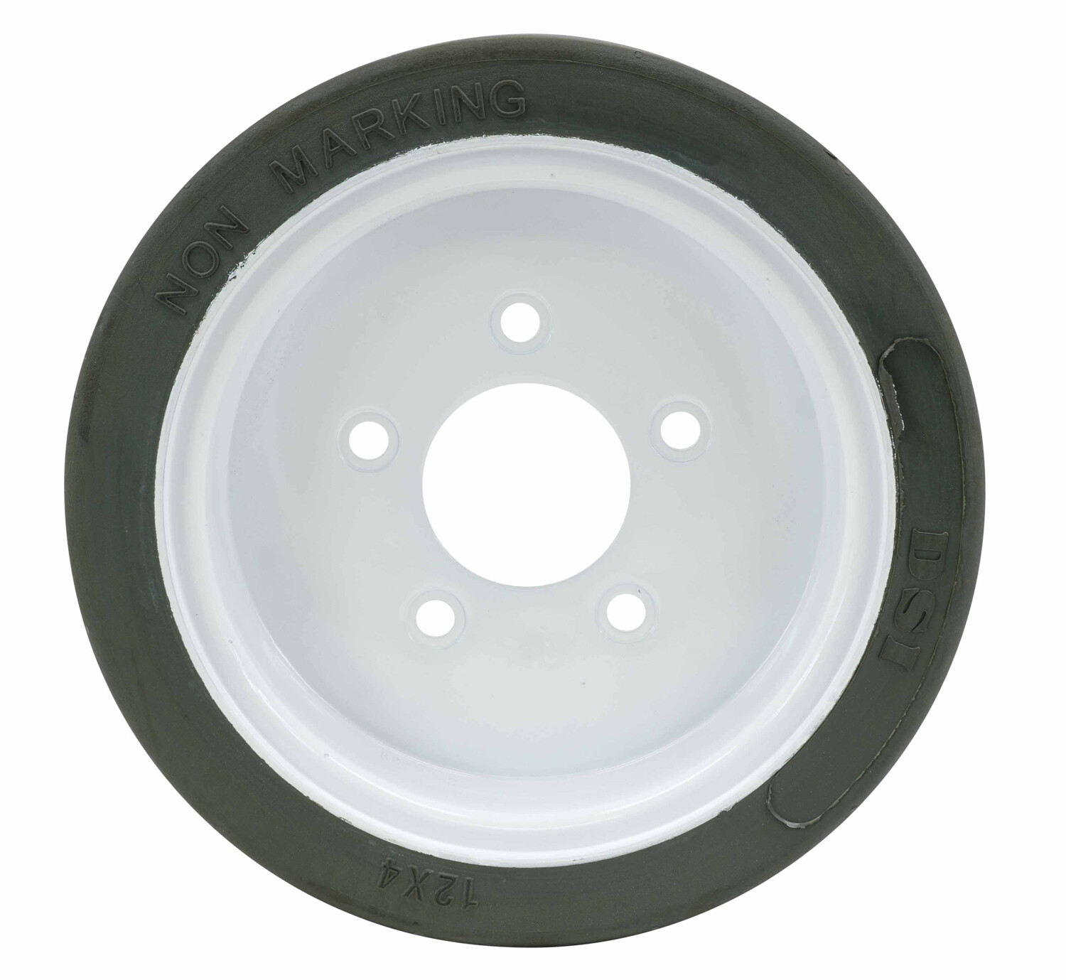 (4 Set) SkyJack Scissor Lift Tires (158436, 158437) 12 x 4 - Plain, Brake