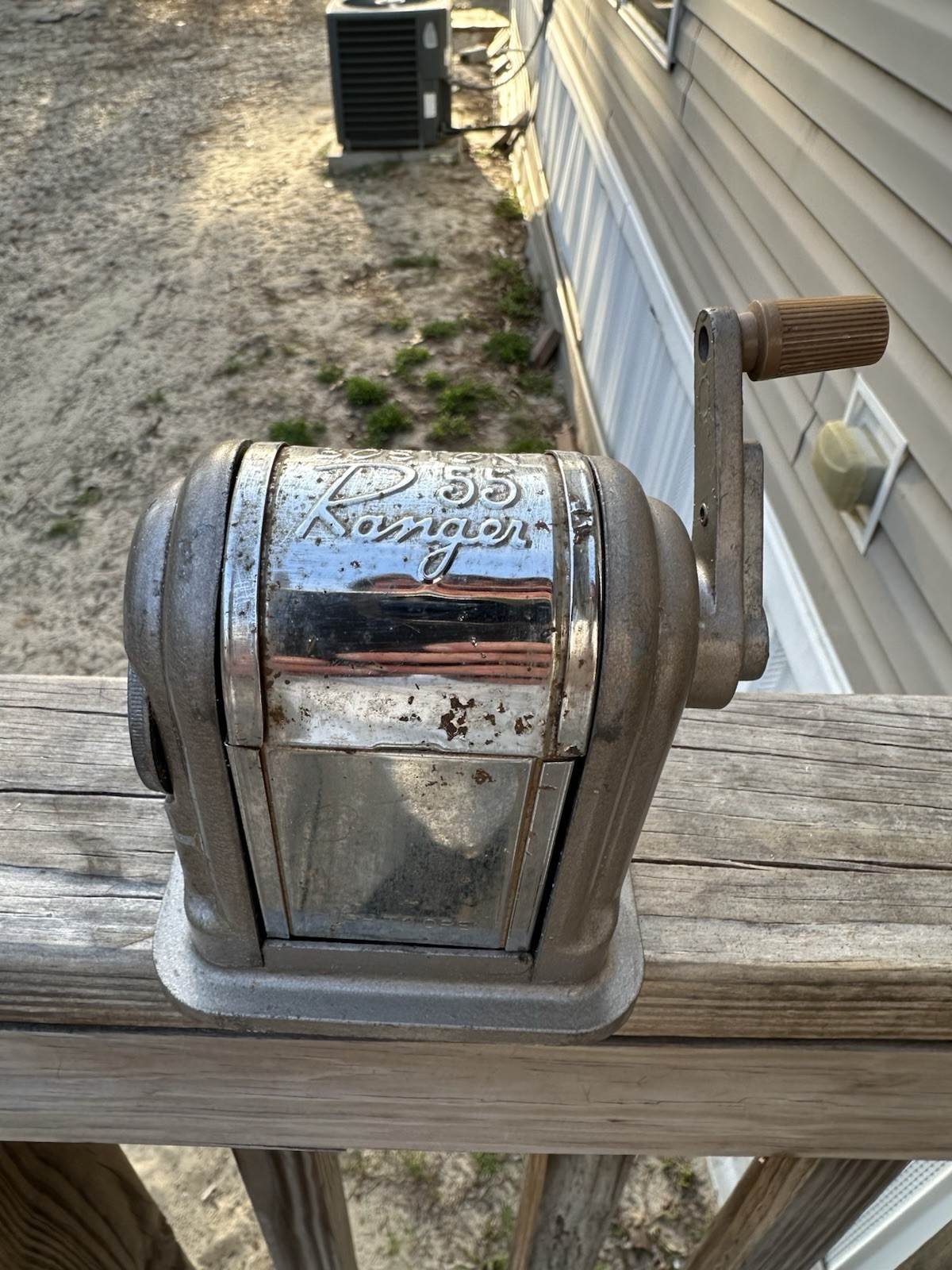 Vintage Boston Ranger 55 Pencil Sharpener 6 Hole 3 Points Mid-century