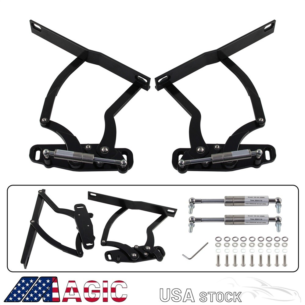 Billet Hood Hinge Kit Pair For Chevrolet Camaro & Pontiac Firebird 1970-1981