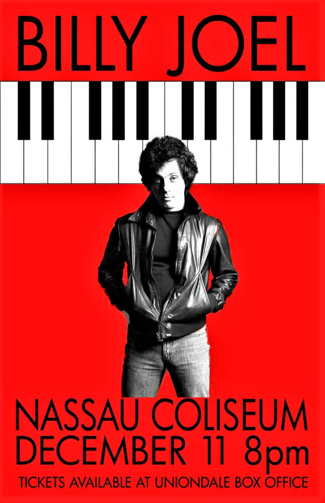 Billy Joel Concert Poster 12 X 18 Free Shipping