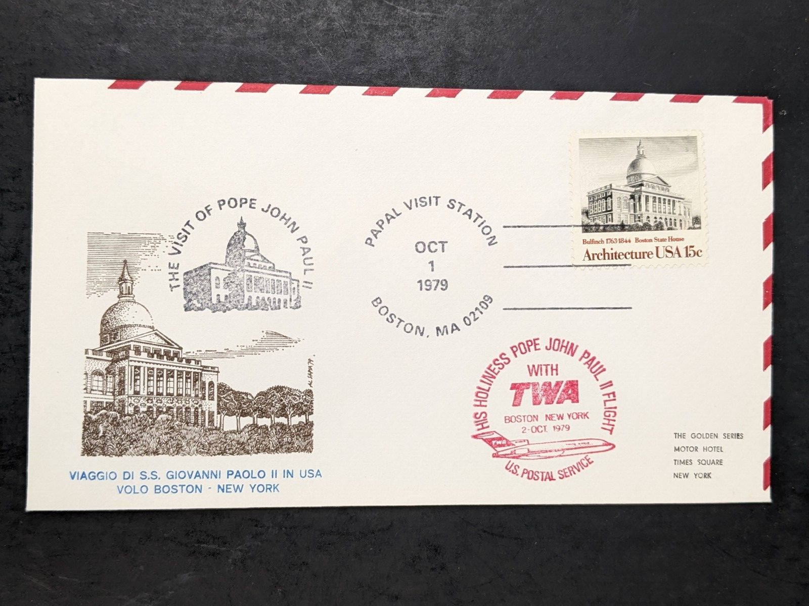 Pope John Paul II, The Golden Series Trip to Ireland, US & UN Covers