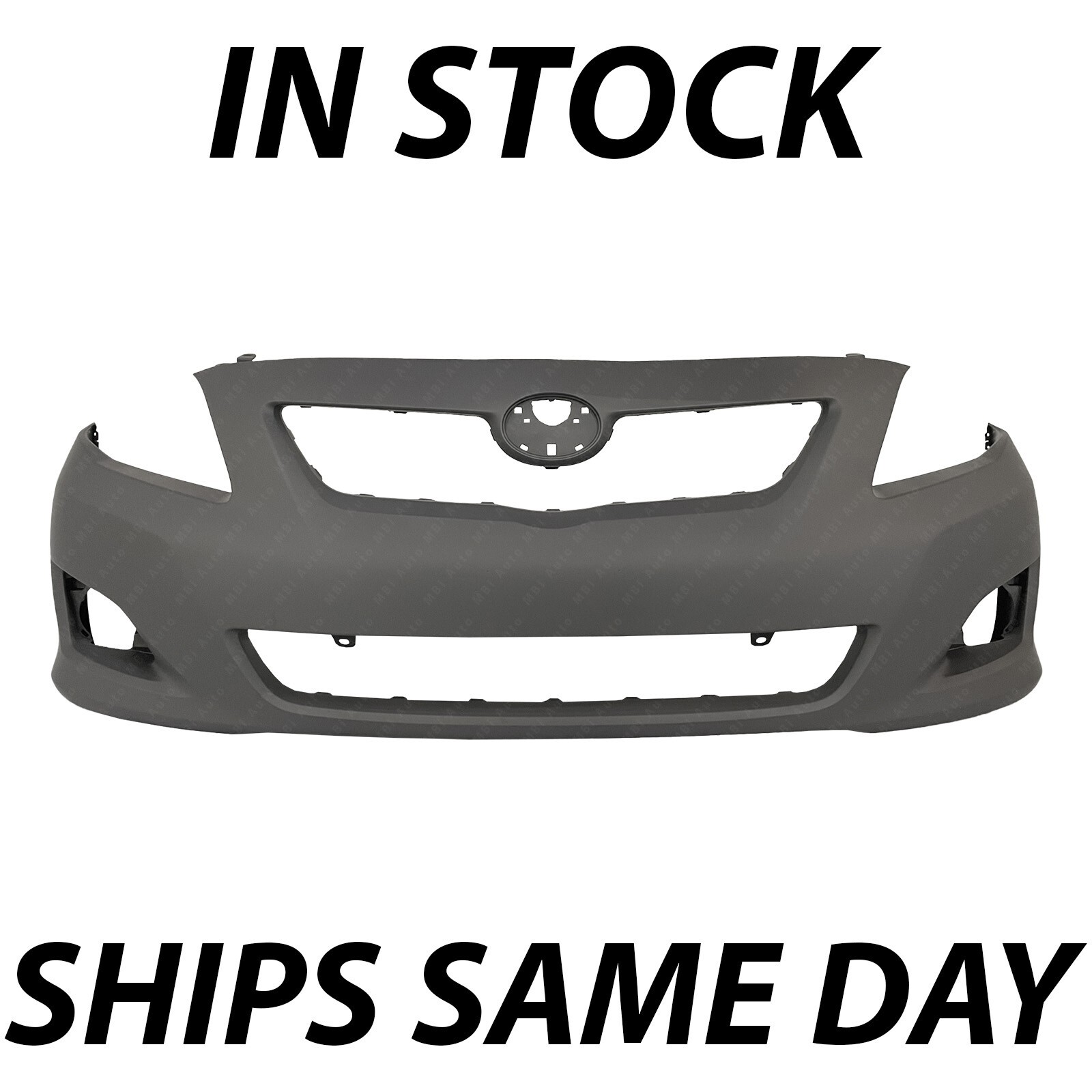 NEW Primered - Front Bumper Fascia for 2009 2010 Toyota Corolla Sedan TO1000343