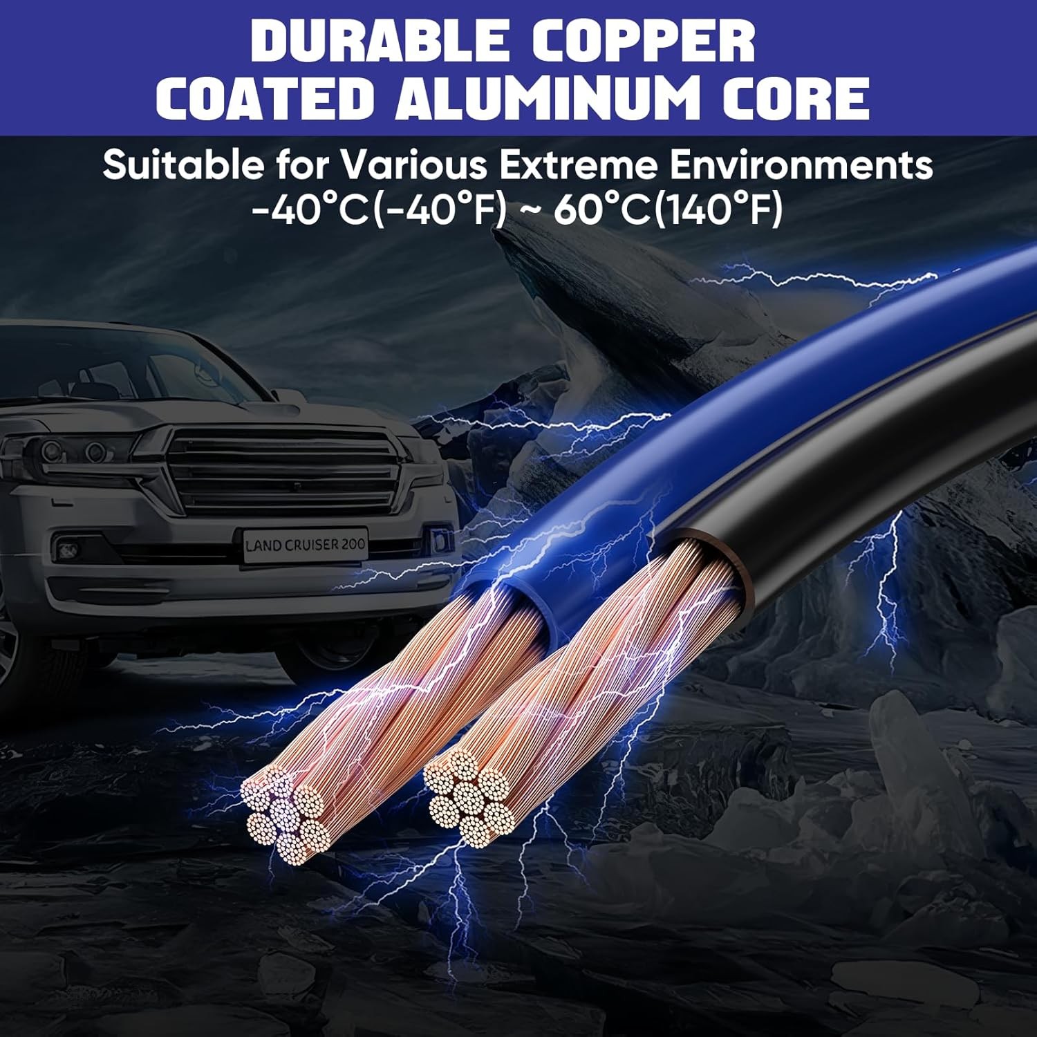 2/0 Gauge 30 FT Jumper Cables,1500Amp Quick Connect Booster Cables for 12V & 24V