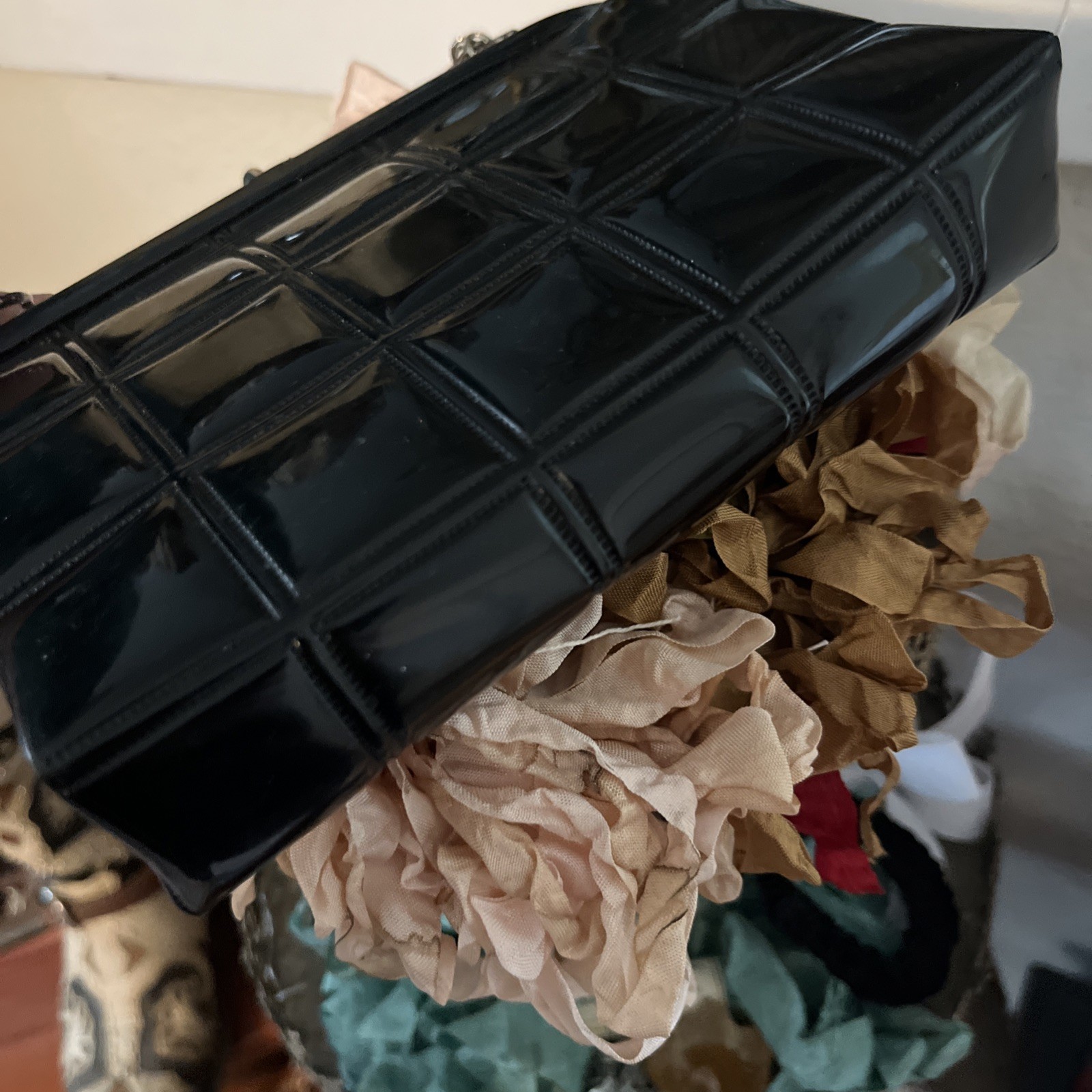 Fabulous Deco Antique Vintage Bagline of California clutch purse chocobar look