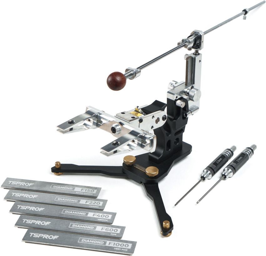 TSPROF Pioneer Plus Knife Sharpening Kit - Adjustable 12-26°