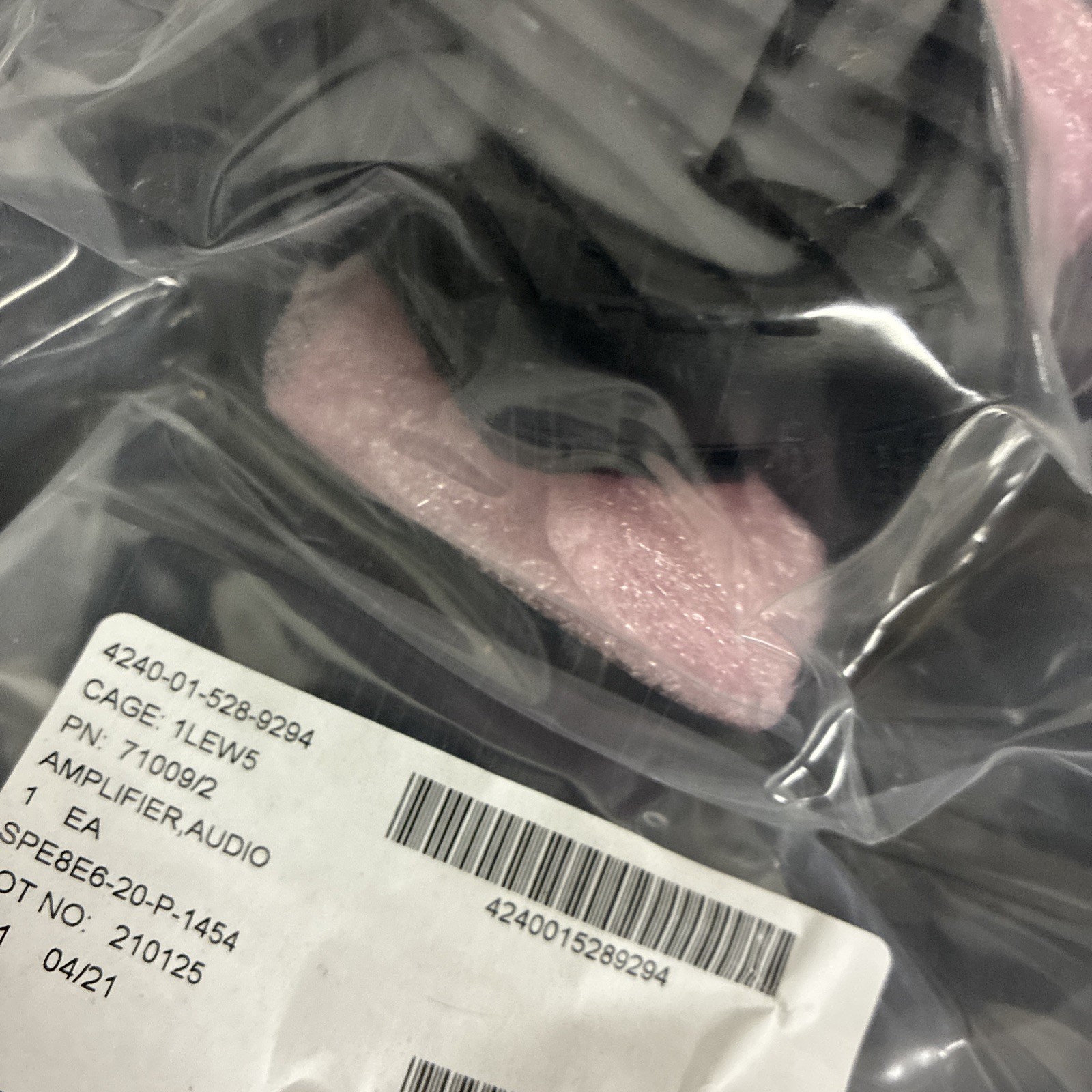 Avon VPU for C50 /M50 Gas Mask -Powered Voice Projection Unit Amp New In Package