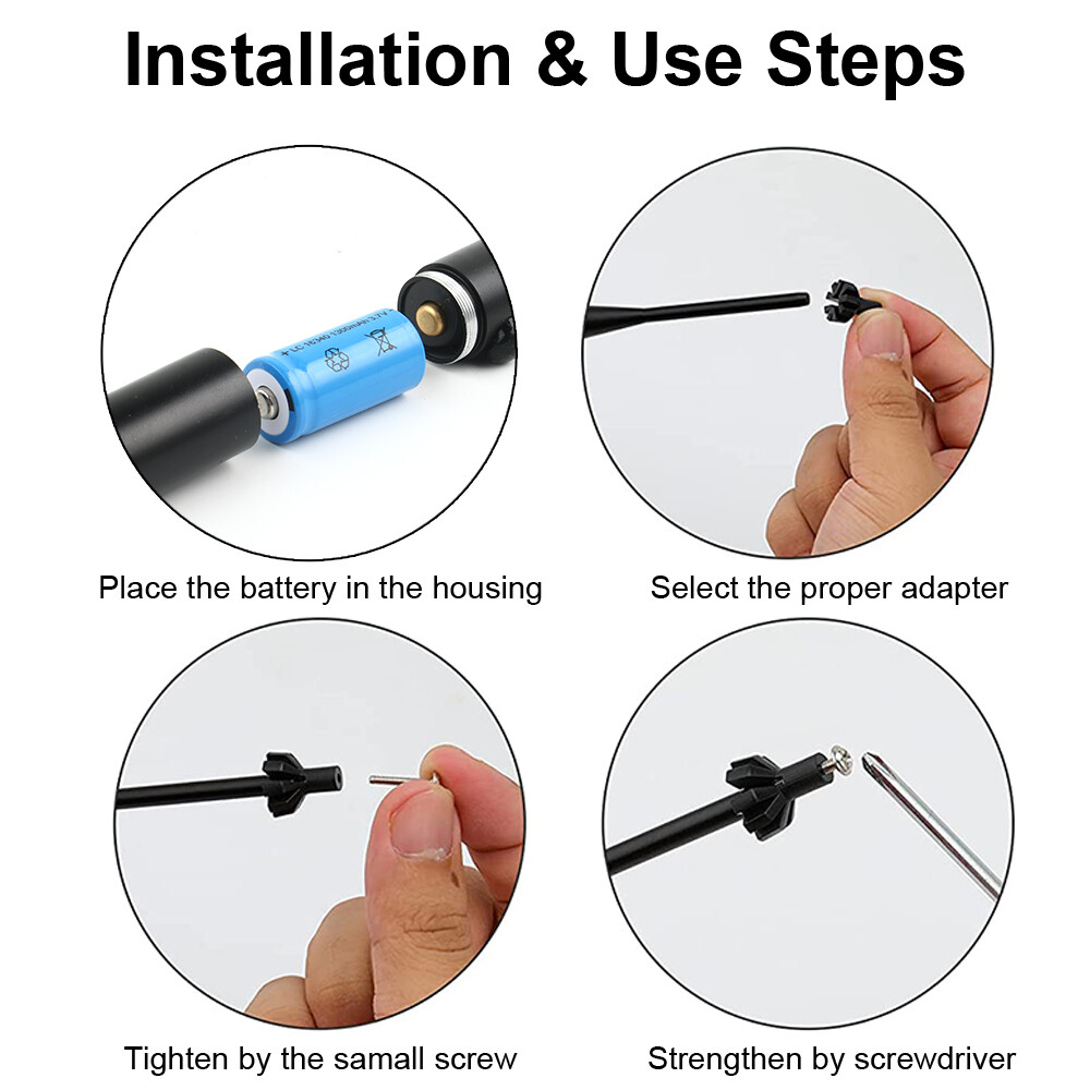 .177 to .78 /.50/12GA Caliber Green Red Laser Bore Sighter for Rifles Handguns