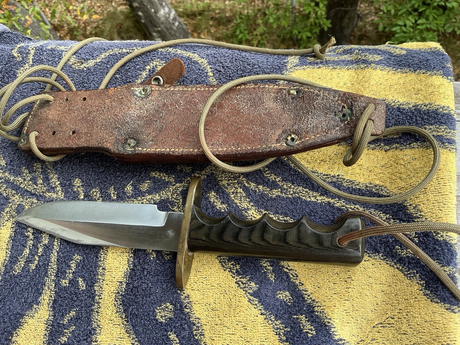 Randall Made Knife Model 15 Airman Micarta Handle Fixed Blade