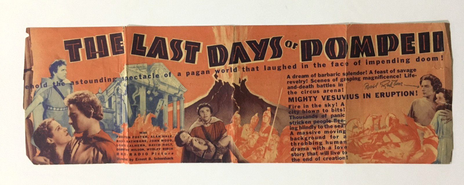 1935 Hollywood Movie Herald THE LAST DAYS OF POMPEII. Preston Foster, Basil Rath