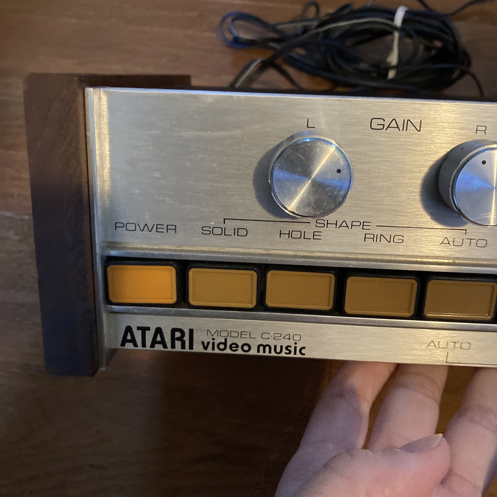 ATARI Video Music Model C-240 Electronic Music Visualizer Works