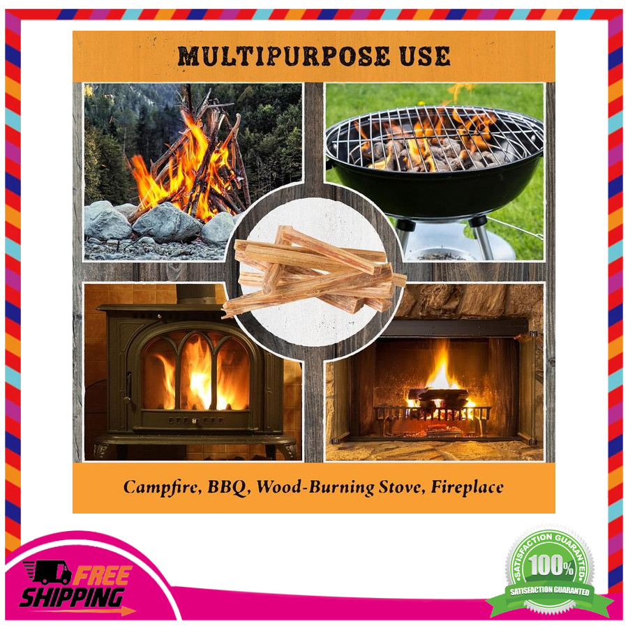 Fatwood Fire Starter Sticks 25lb Box 100% All Natural Pine Kindling Wood