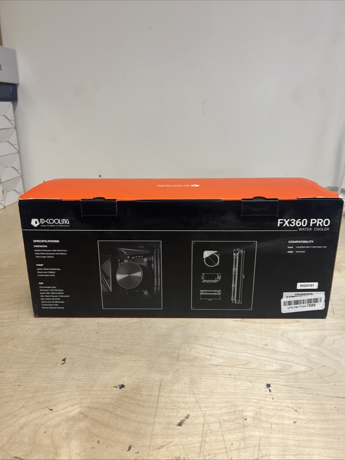 ID-COOLING PRO FX360 Water Cooler Mg 151