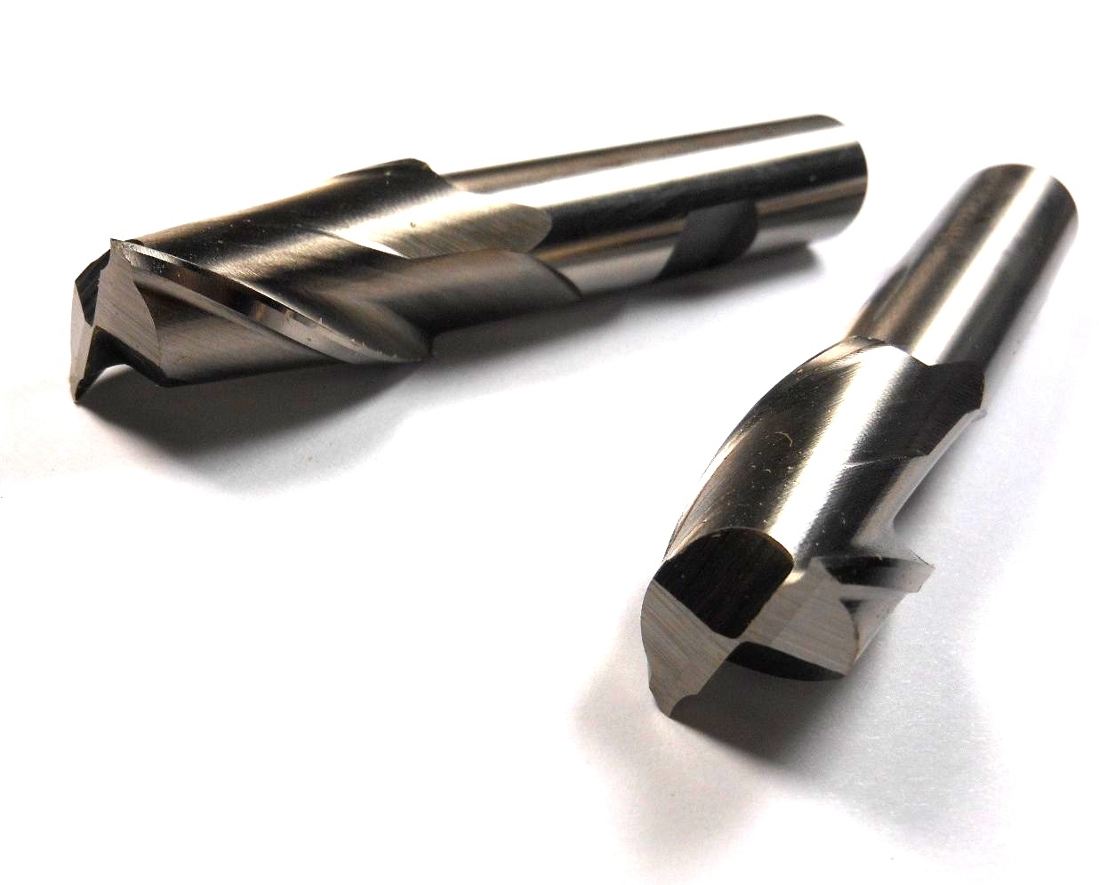 Square End Mills 5/8" 2FL HSS 1-1/8" LOC x 3-1/8" OAL (2 Pcs)