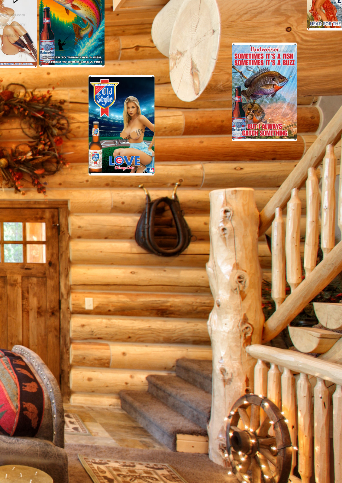 Love Chicago Cubs Old Style Beer Metal Sign Bar Man Cave Art Wall Decor Read Des