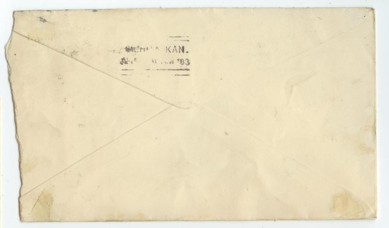 1903 Central Mexico Railroad Company cover to Kansas
