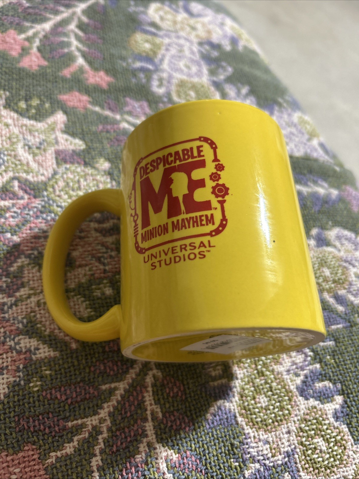 Despicable Me Mug Cup Minion Mayhem Yellow Universal Studios Florida 3.75”