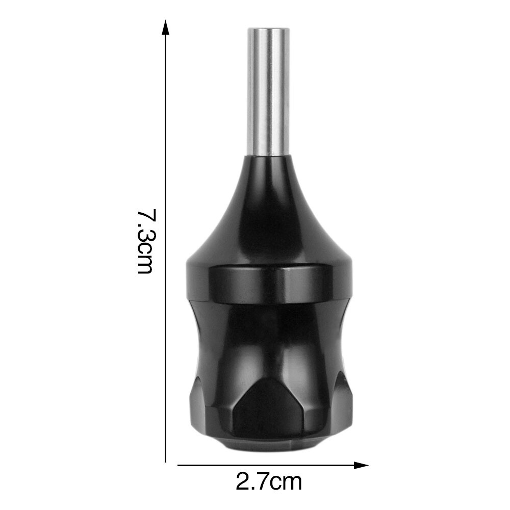 Professional Black Tattoo Zinc Alloy Cartridge Grip & 78mm Needle Plunger NEW