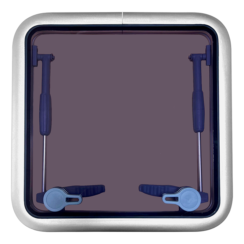 Boat RV Camper Square Aluminum Alloy Porthole Window Deck Plate Hatch Cover Lid