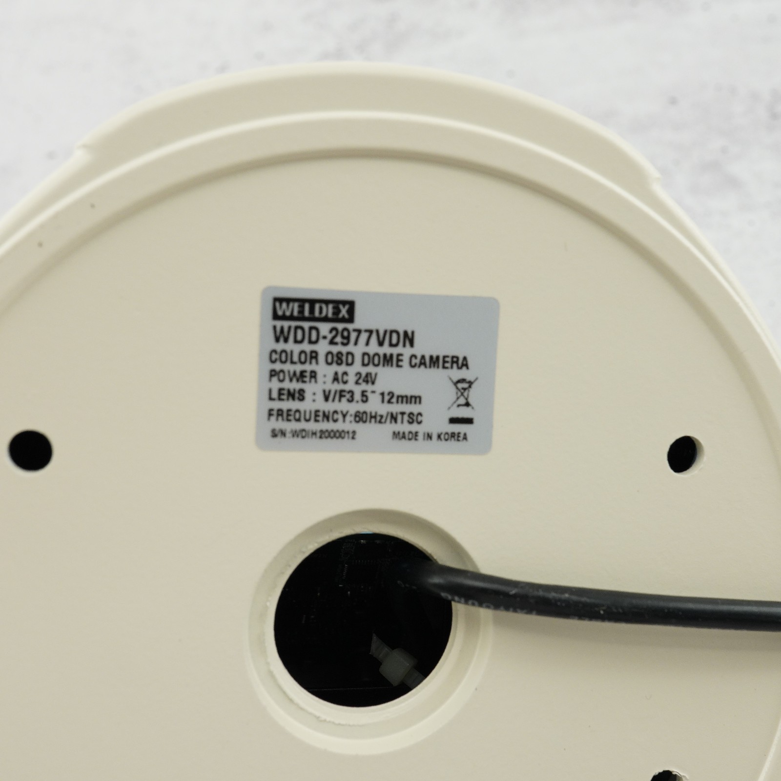 NEW Weldex WDD-2977VDN OSD D/N Vandal Resistant Dome Camera