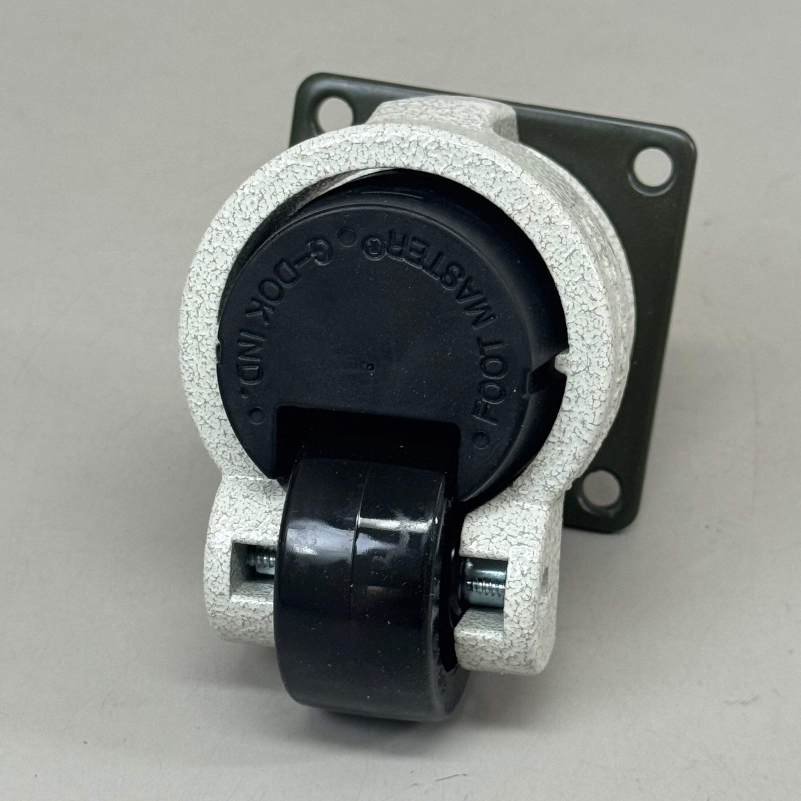 FOOT MASTER (4 Wheels) Plate Caster Mounting Swivel Wheel Set 3 1/4" Mounting HT