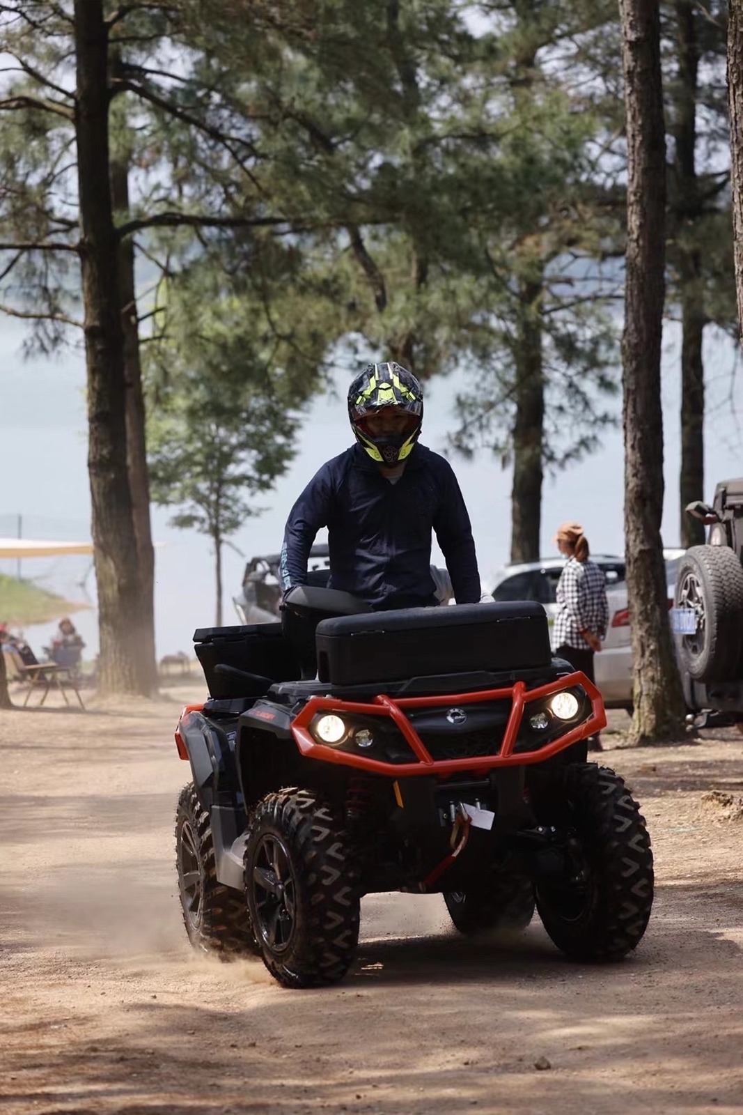 Universal ATV Rack Front Basket UTV Rear Cargo Storage box Trunk 29x13x9 inches