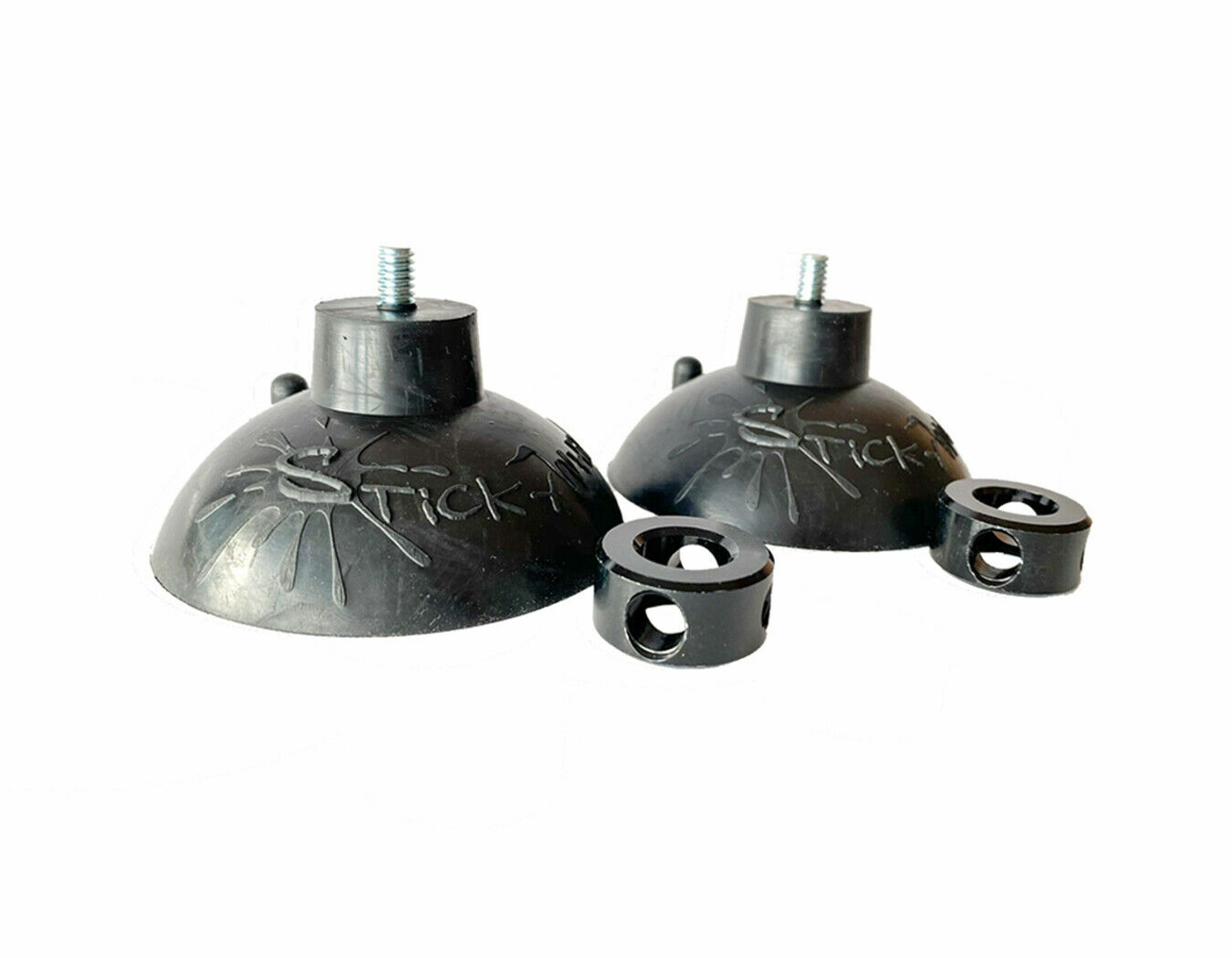 Suction Cup Flag Mounts for Mounting Dune Flags (1/4"-1/2" pole) Stickywhips