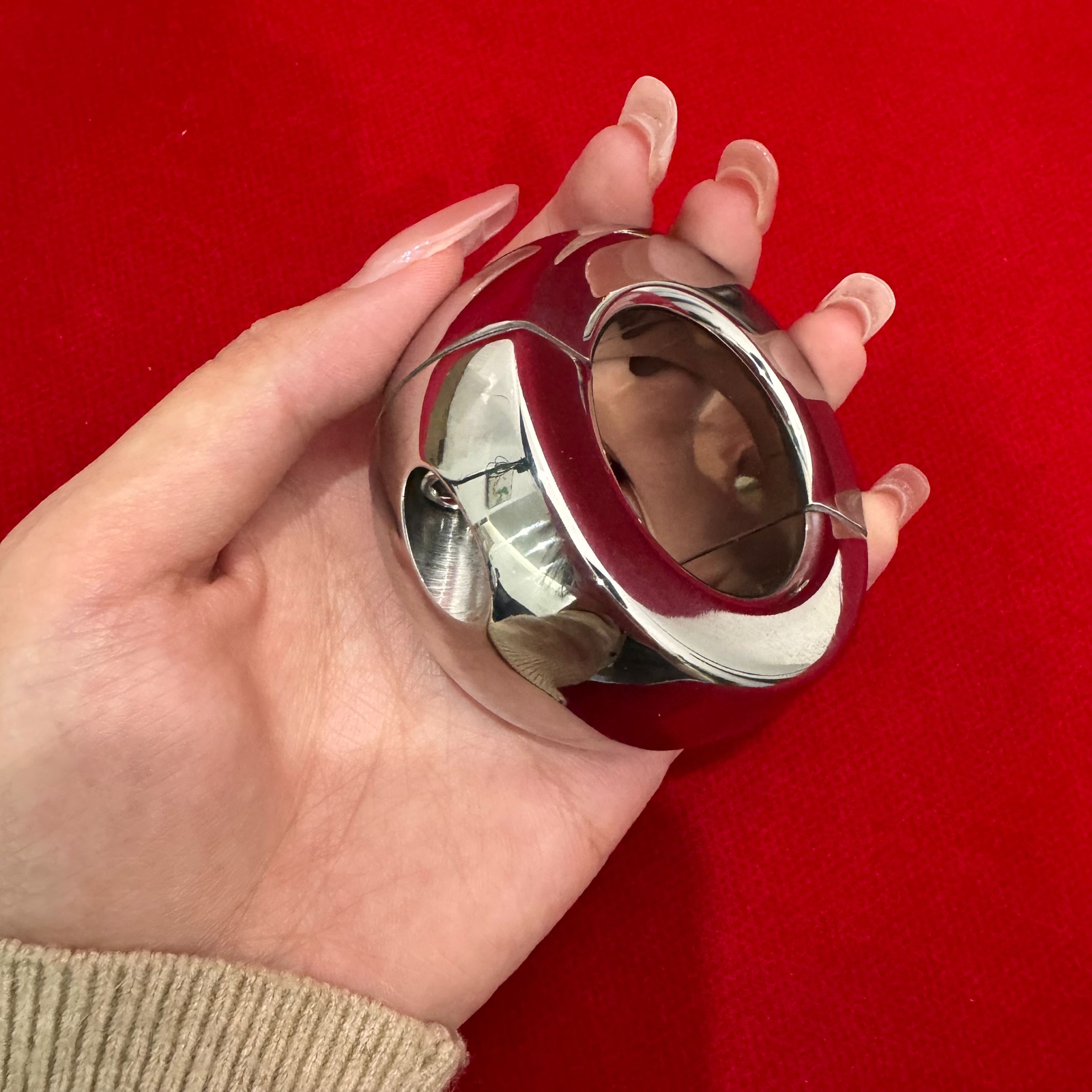 Men Ball Stretcher Weight Heavy 304 Stainless Steel Ball Stretching Men Enhancer