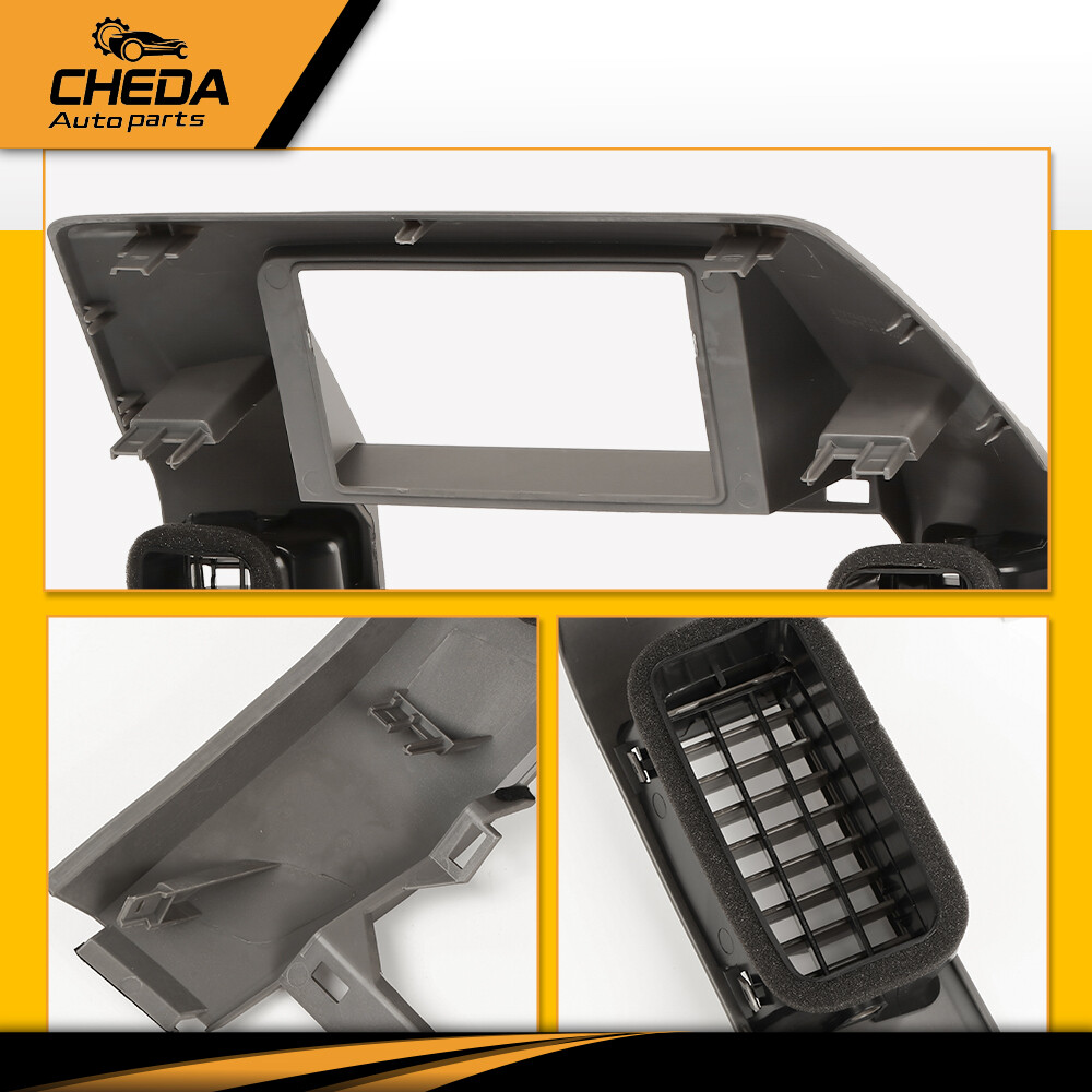 Center Dash Radio Bezel Instrument Panel Gray Fit For 2004-2007 Infiniti QX56