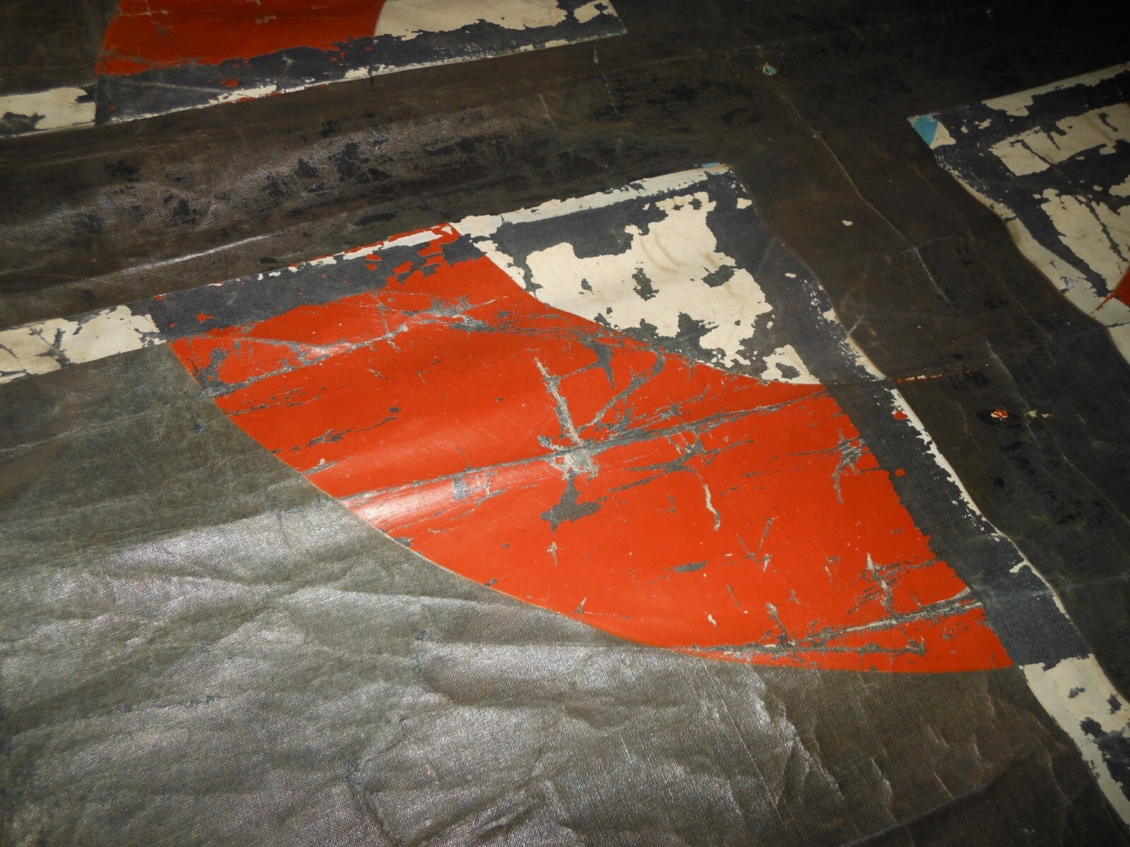 WW1 German Fliegertruppen - AIRCRAFT FABRIC SKIN - LONZENGE CAMOUFLAGE & CROSS