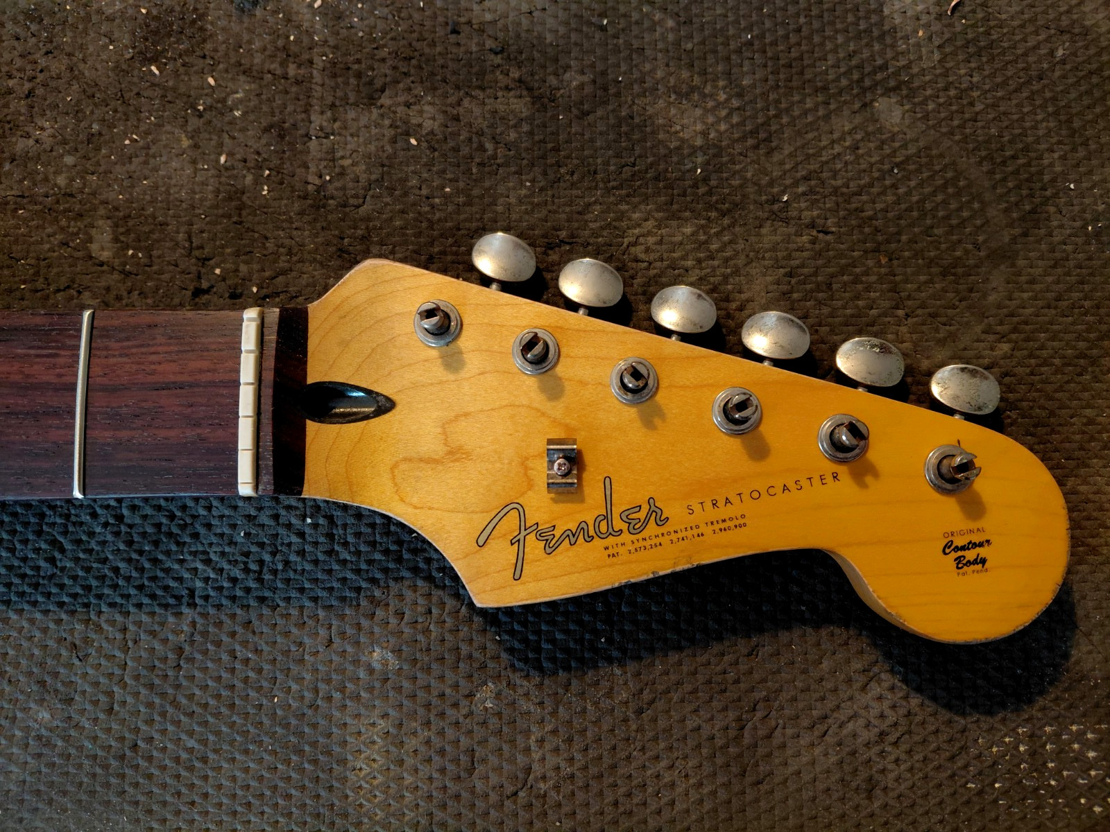 Fender Lic Relic Strat neck Aged Nitro 60s Stratocaster Mr G's Custom shop