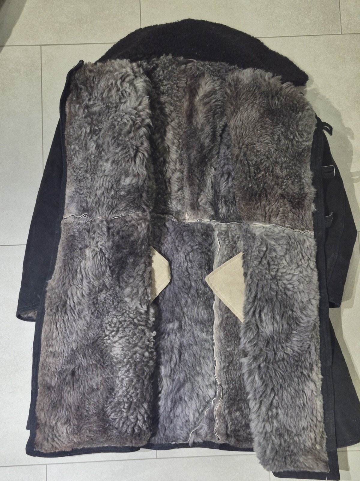 VTG Soviet Army Uniform Military Sheepskin Coat Bekesha Tulup Shearlin 58/3 NEW