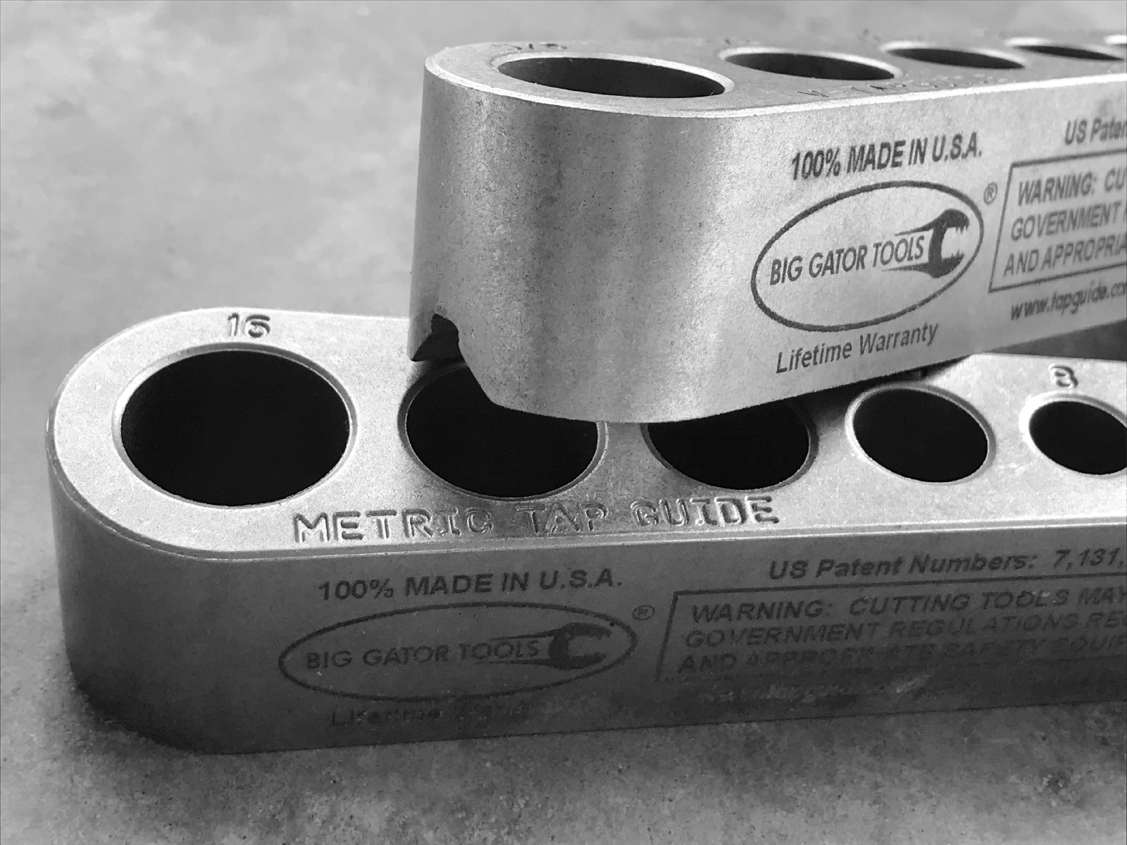 1 Tap guide -Helps tap gun barrels, pistols, gunsmith, automotive, sites, slings