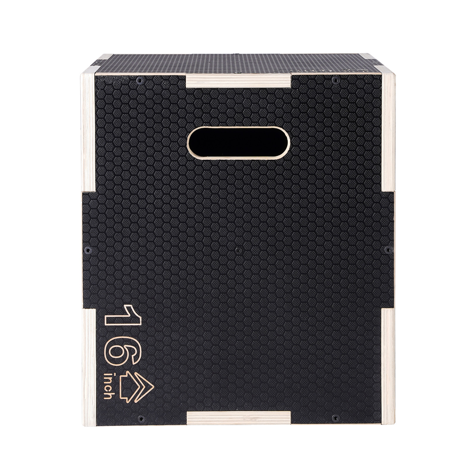 VEVOR 20/18/16 Inch 3 in 1 Plyometric Jump Box Fitness Exercise Plyo Box Wooden