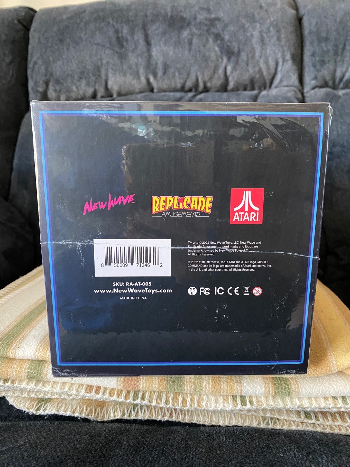 NEW WAVE TOYS MISSLE COMMAND REPLICADE FIELD-TEST EDITION Atari Arcade 1/6 Scale