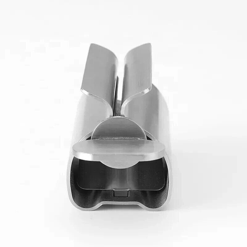 Toothpaste Tube Squeezer Stainless Steel Rolling Tube Dispenser Holder