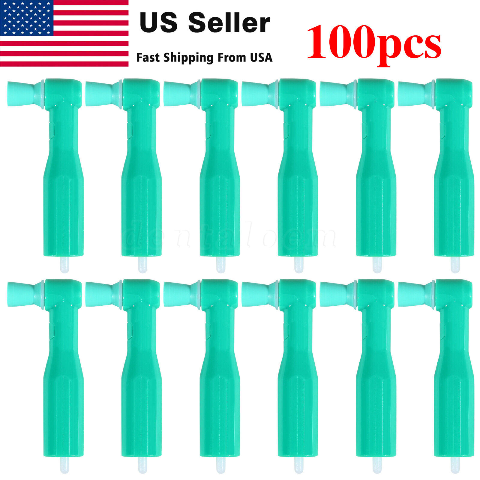 100pcs Dental Disposable Prophy Angles Soft Cup Latex Free Right Angle 90° angle