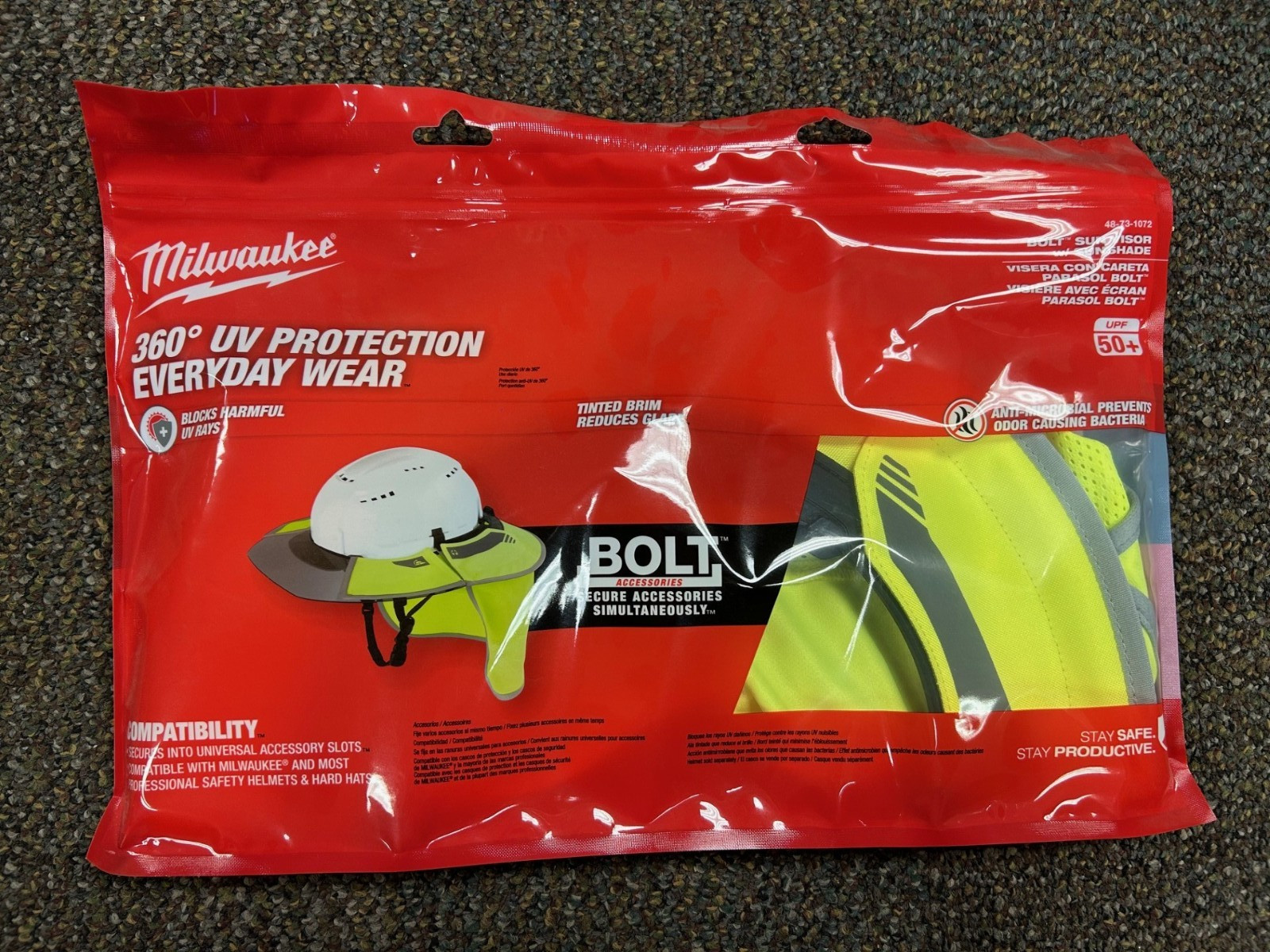 Milwaukee 48-73-1072 Bolt Sun Visor w/ Sunshade