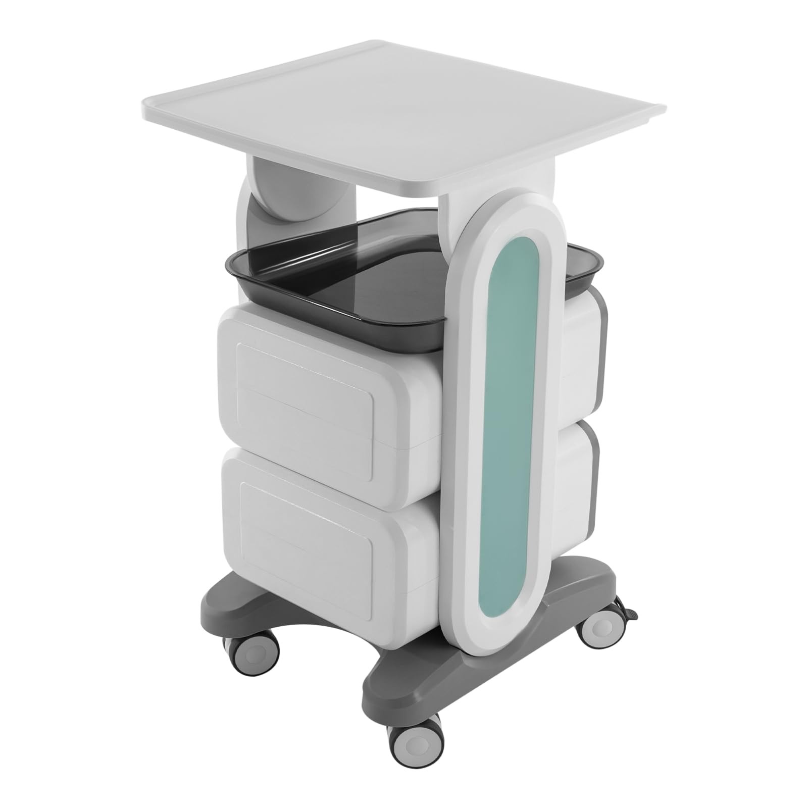 Medical Trolley with Drawers, Multifunctional Medical Rolling Cart