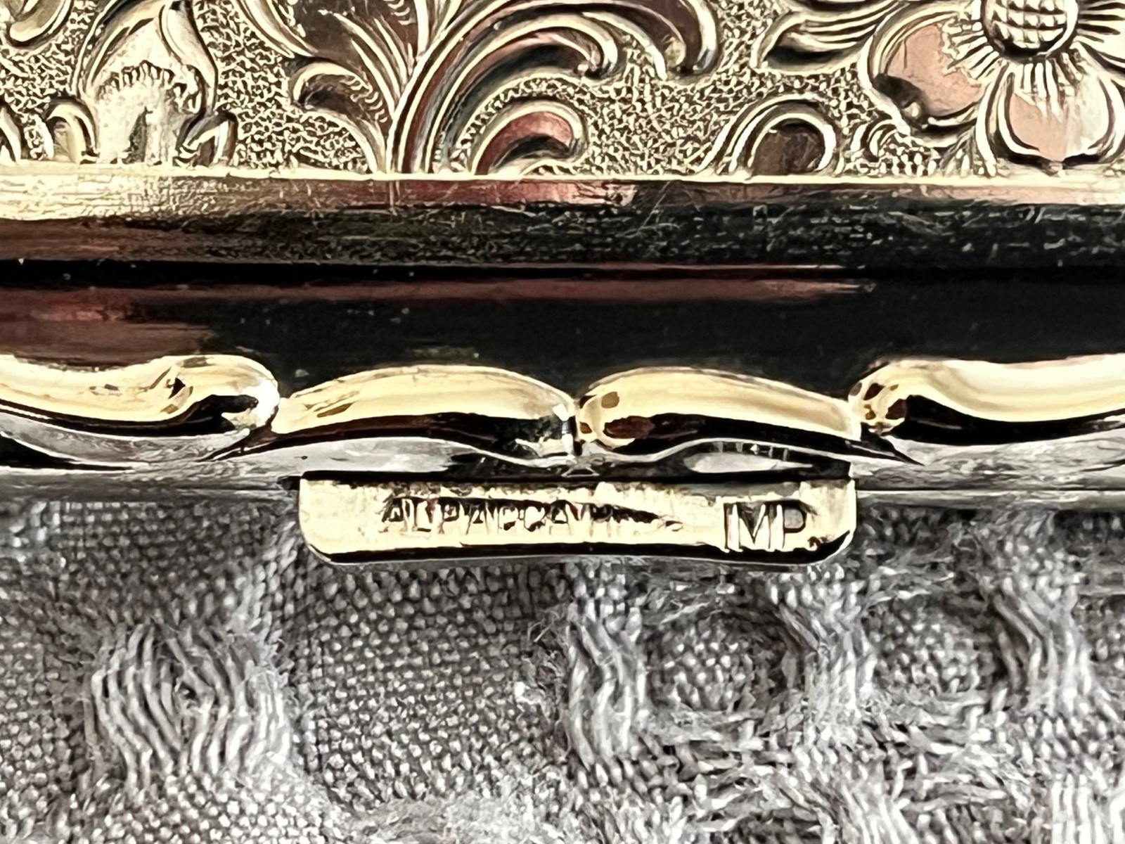 Vintage Silver Alpaca Cigarette Case