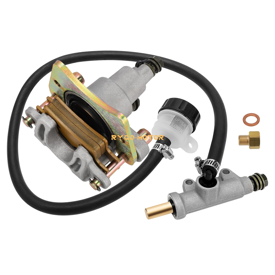 Rear Brake Caliper & Master Cylinder for Polaris Trail Blazer 250 330 Trail Boss