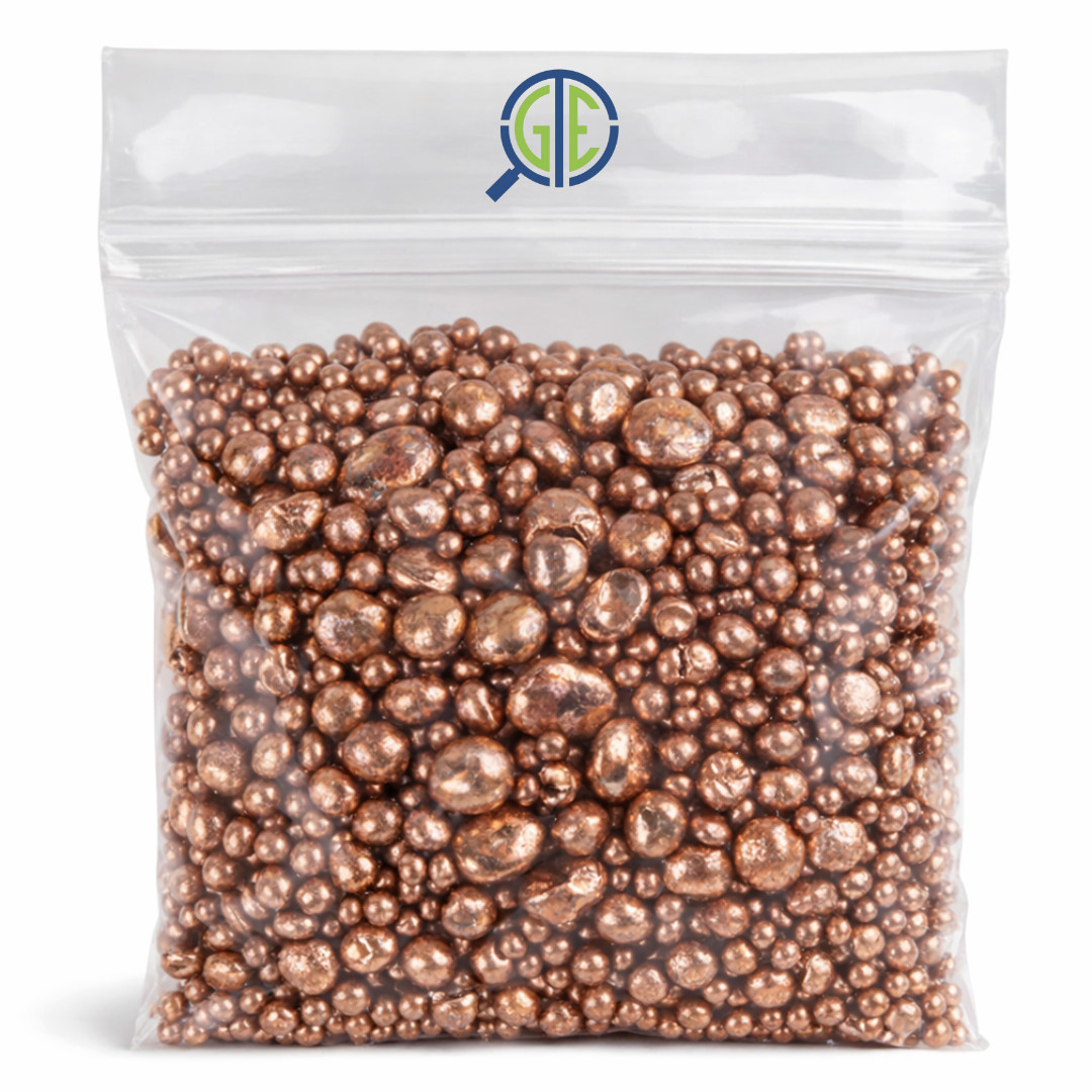 5 LBS 99.9% Pure Copper Shot Alloying Metal Sterling Silver Casting Refining