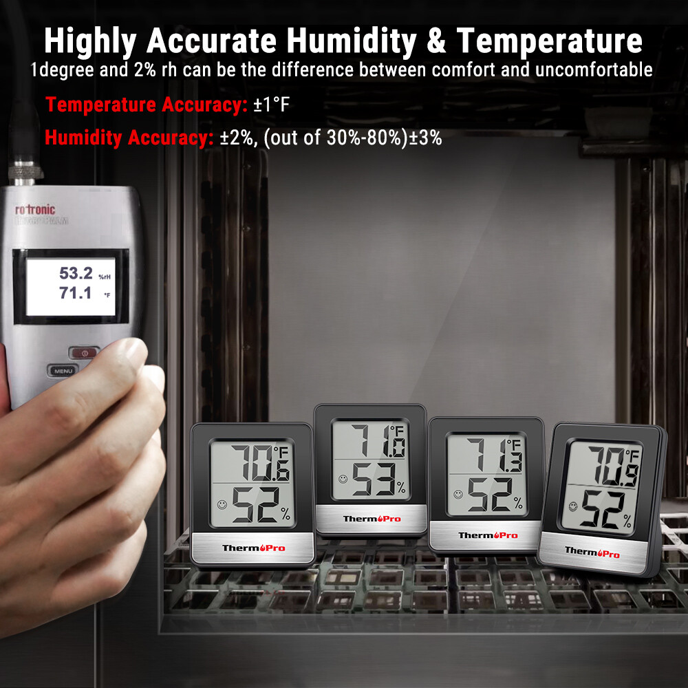 ThermoPro TP49 LCD Display indoor&outdoor Temperature Digital Hygrometer/Humidit